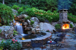 How to make a waterfall garden look good