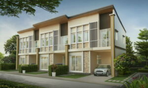 Introducing a free 2-storey townhouse design.
